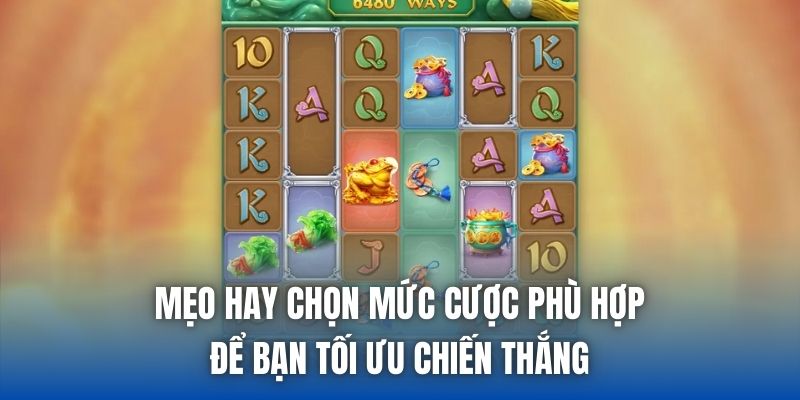 Mẹo hay chọn mức cược phù hợp để bạn tối ưu chiến thắng